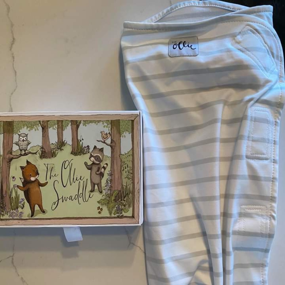 Ollie Swaddle - striped (like new, used once)
